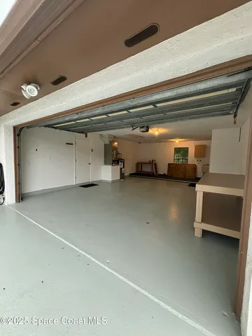 a view of car garage