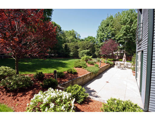 361 Dudley Road Newton, MA 02459 - Photo 12 of 13 a view of a garden with a pathway
