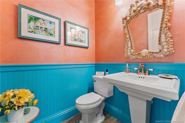 a car parked in a garage