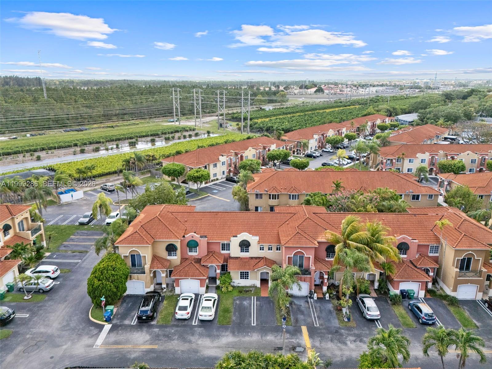 13404 Southwest 153 Terrace, Unit 2005 Miami, FL 33177 - Photo 49 of 49 an aerial view of residential houses with outdoor space and street view