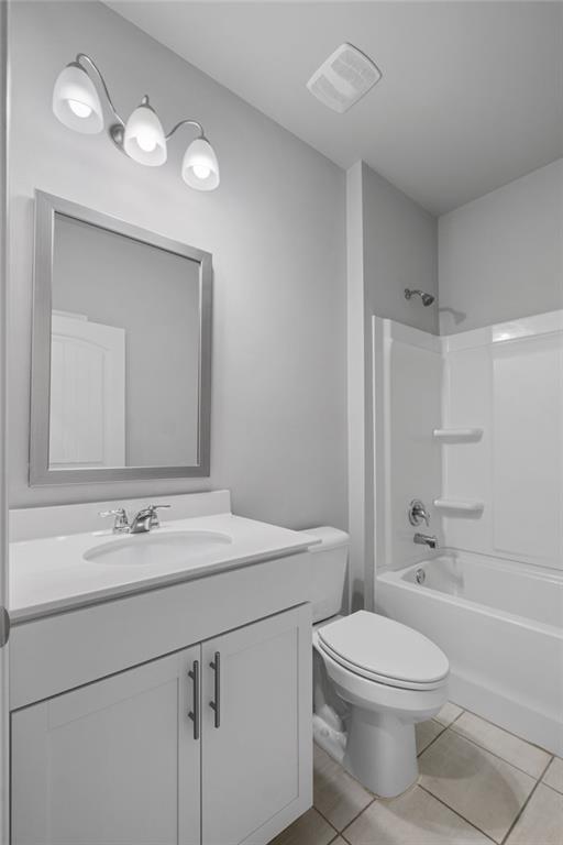 75 South Cornucopia Bend Dallas, GA 30132 - Photo 27 of 35 a bathroom with a sink a toilet and shower