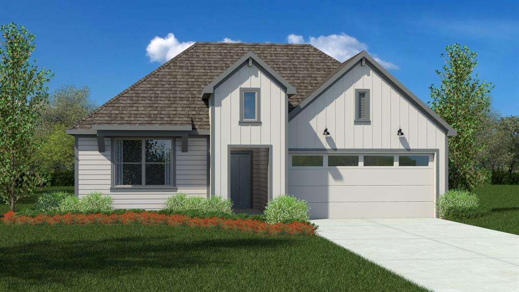 2812 McCormick Street Denton, TX 76205 - Photo 26 of 29 Front Elevation-D.R. Horton's Kingbird floor plan elevation-J- All Home and community information, including pricing, included features, terms, availability and amenities, are subject to change at any time without notice or obligation. All Drawings, pictures, photographs, video, square footages, floor plans, elevations, features, colors and sizes are approximate for illustration purposes only and will vary from the homes as built.