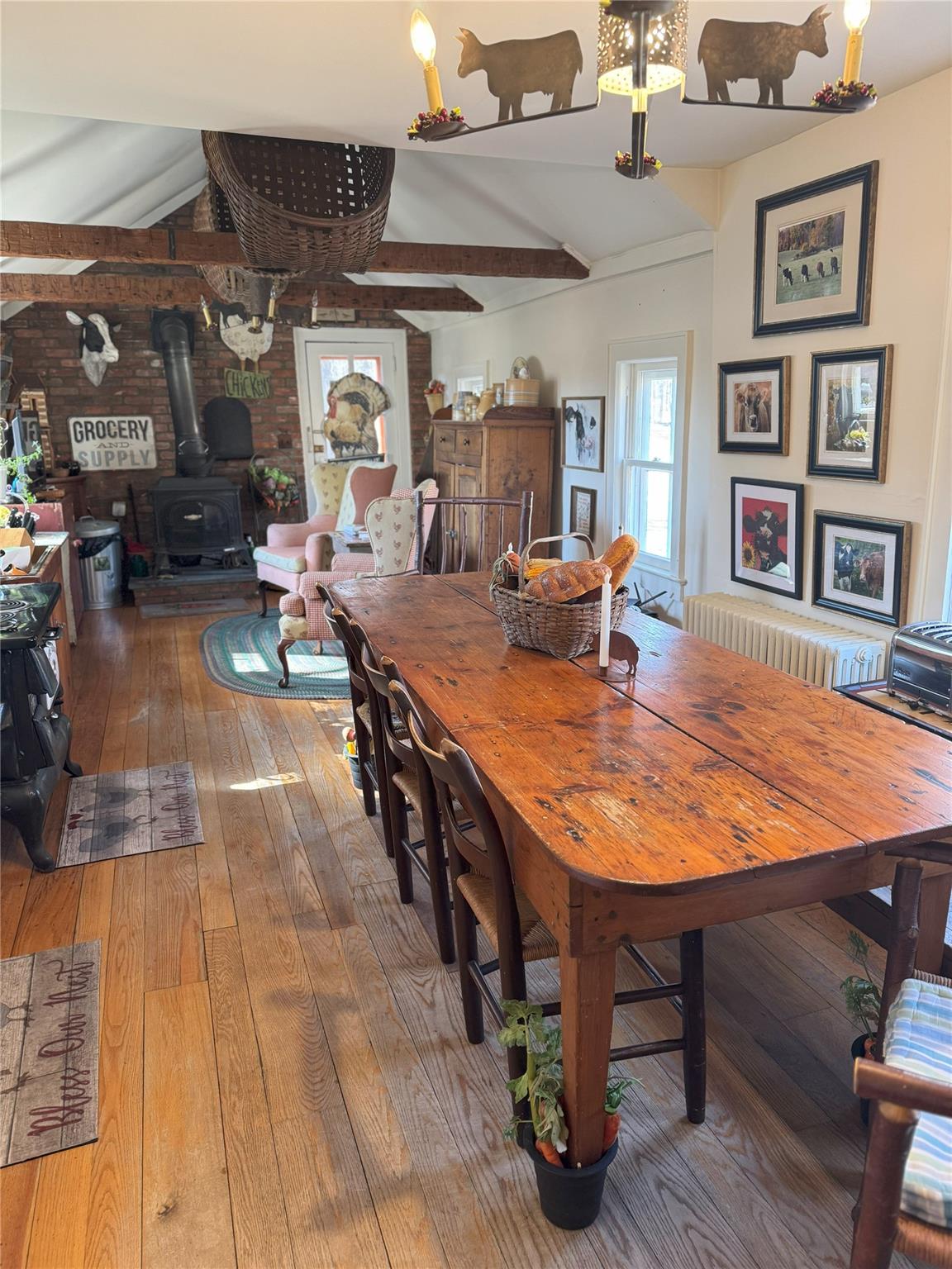 124 East Ridge Road Warwick, NY 10990 - Photo 25 of 46 a dining room with lots of wooden furniture