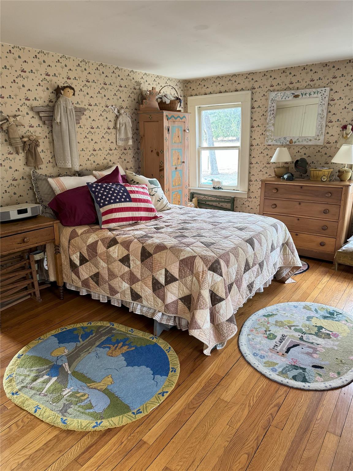 124 East Ridge Road Warwick, NY 10990 - Photo 34 of 46 a bedroom with a bed and wooden floor