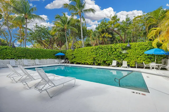 a view of a backyard with a garden