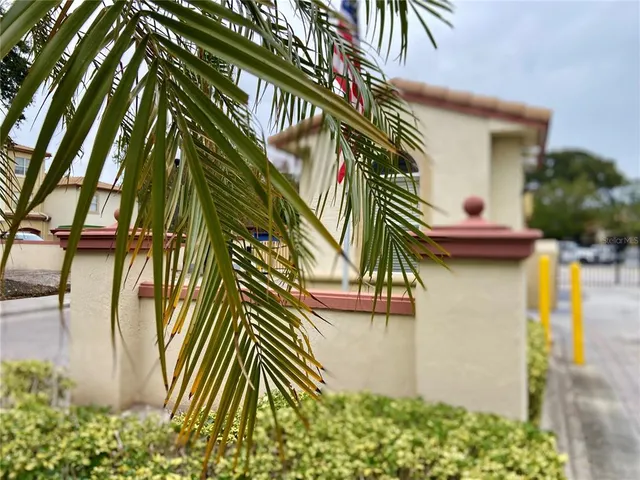 a view of a house with a patio