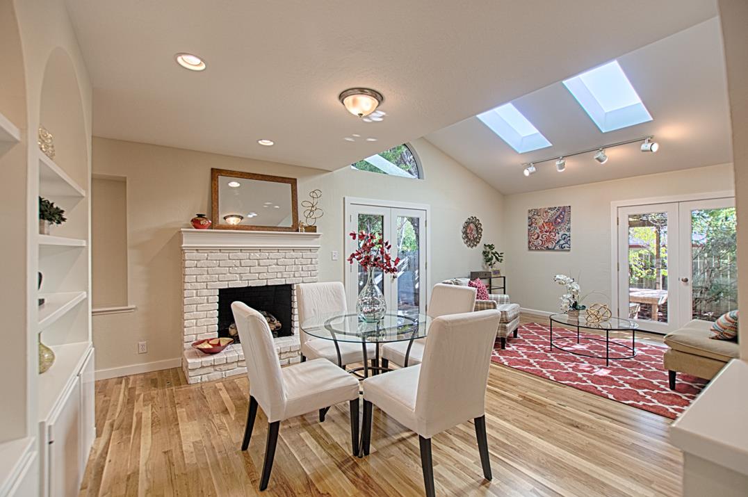 716 Rosedale Avenue Capitola, CA 95010 - Photo 4 of 19 a living room with furniture and a fireplace