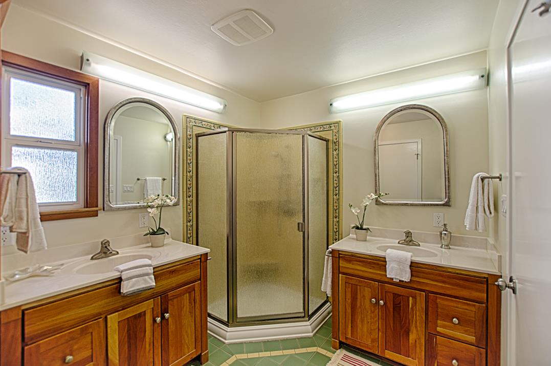 716 Rosedale Avenue Capitola, CA 95010 - Photo 10 of 19 a bathroom with a double vanity sink mirror and double