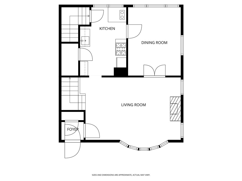 29 Harper Street Rochester, NY 14607 - Photo 45 of 46 Unit 69 First Floor Plan
