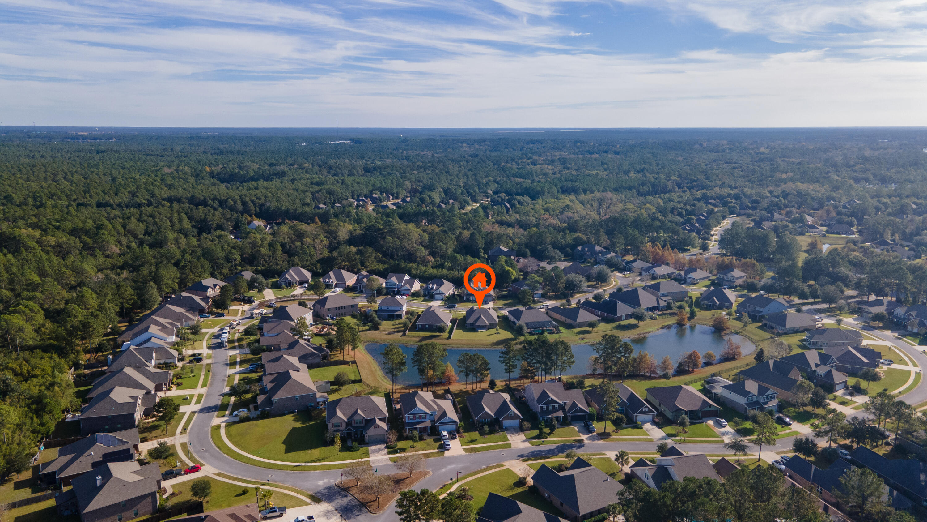169 Windchime Way Freeport, FL 32439 - Photo 50 of 67 an aerial view of multiple house