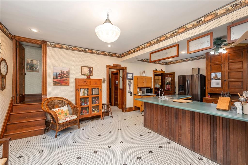 227 Aggas Road West Sunbury, PA 16061 - Photo 16 of 50 a large room with gym equipment