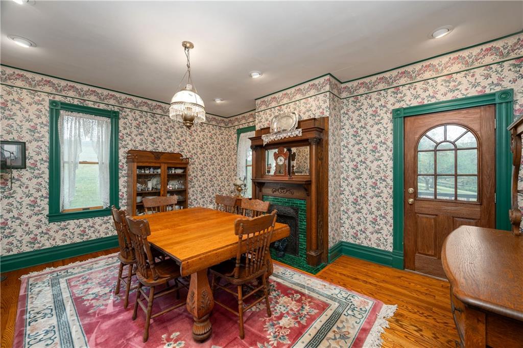 227 Aggas Road West Sunbury, PA 16061 - Photo 23 of 50 a view of a dining room with furniture and window