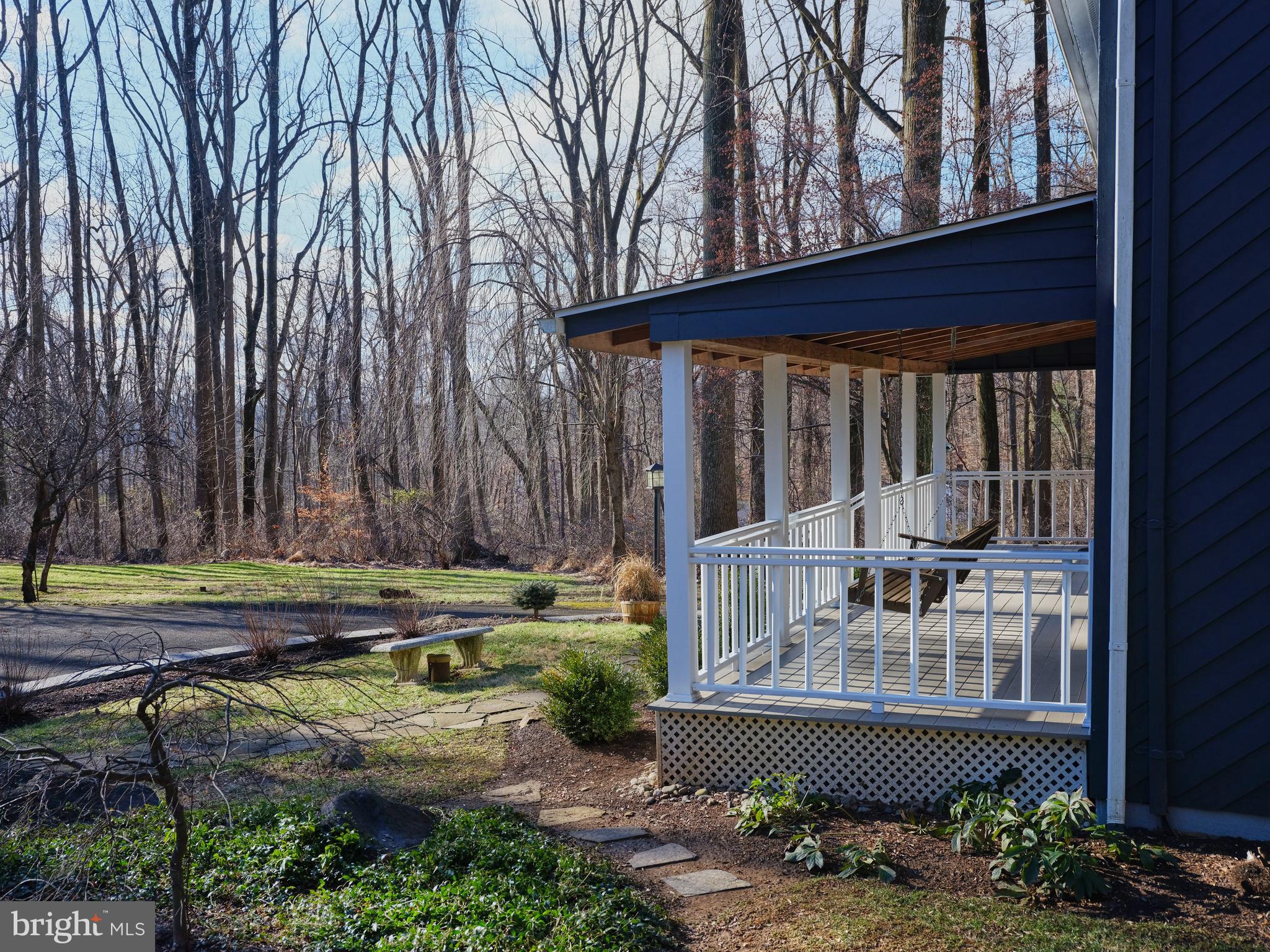 3445 Windy Bush Road New Hope, PA 18938 - Photo 43 of 47 Covered Front Porch