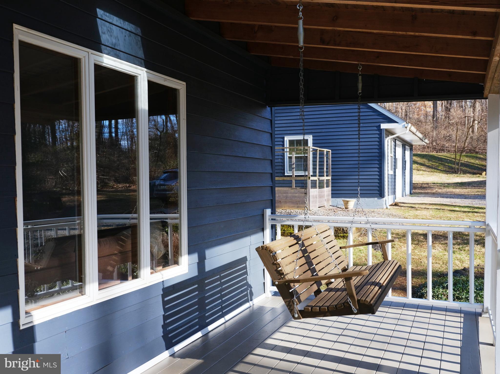 3445 Windy Bush Road New Hope, PA 18938 - Photo 44 of 47 Enjoy Evenings on Porch Swing