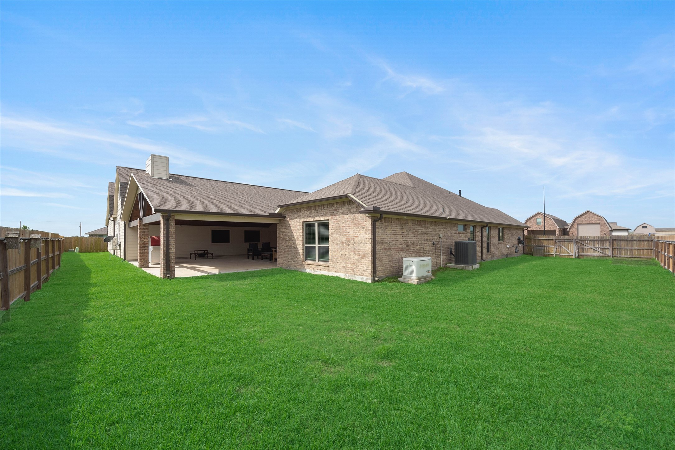 3705 Cabo Road League City, TX 77573 - Photo 30 of 43 a view of a yard in front of a house with a large tree