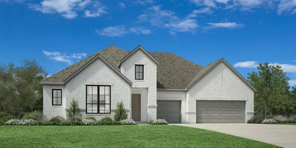 front view of a house and a yard