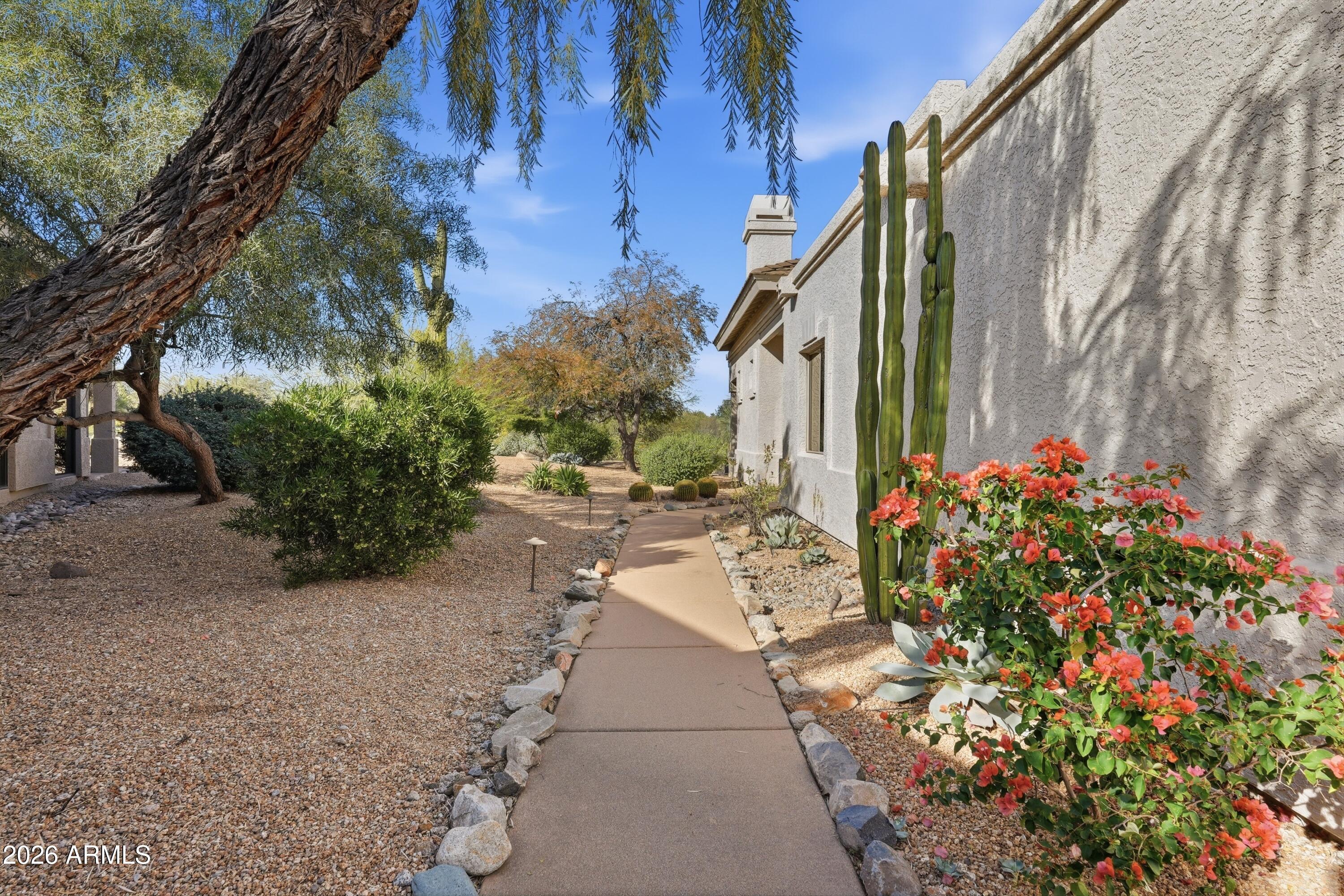 18602 Amarado Circle Rio Verde, AZ 85263 - Photo 27 of 58 a view of a back yard of the house