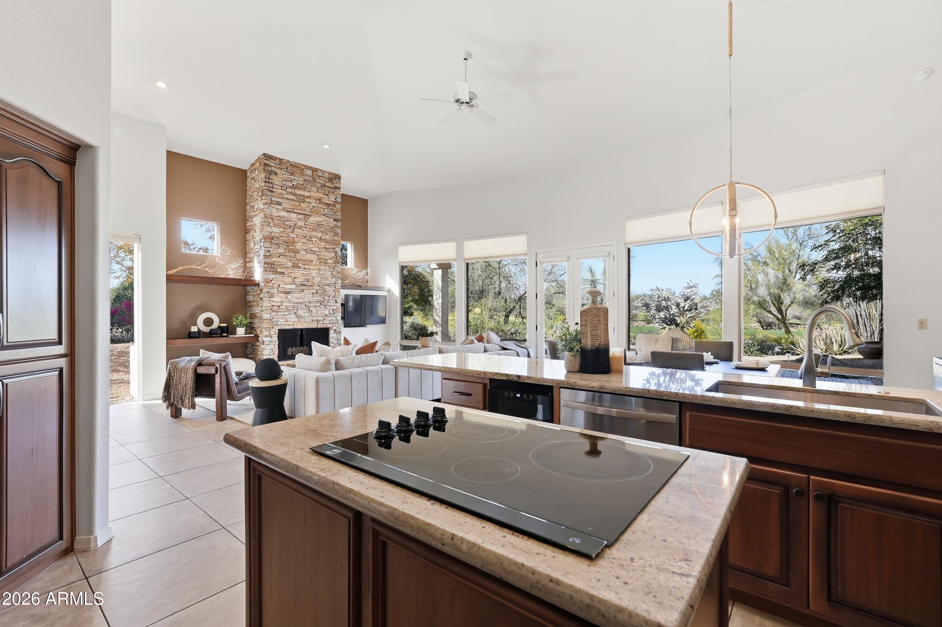 18602 Amarado Circle Rio Verde, AZ 85263 - Photo 5 of 58 a view of a kitchen with a large window