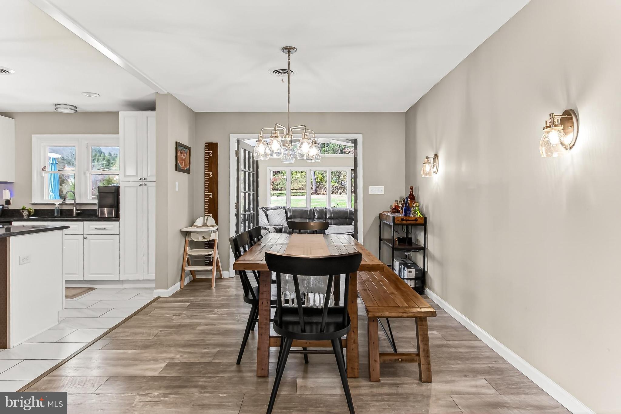 7416 Downhill Run Frederick, MD 21702 - Photo 25 of 74 a view of a dining room with furniture window and wooden floor