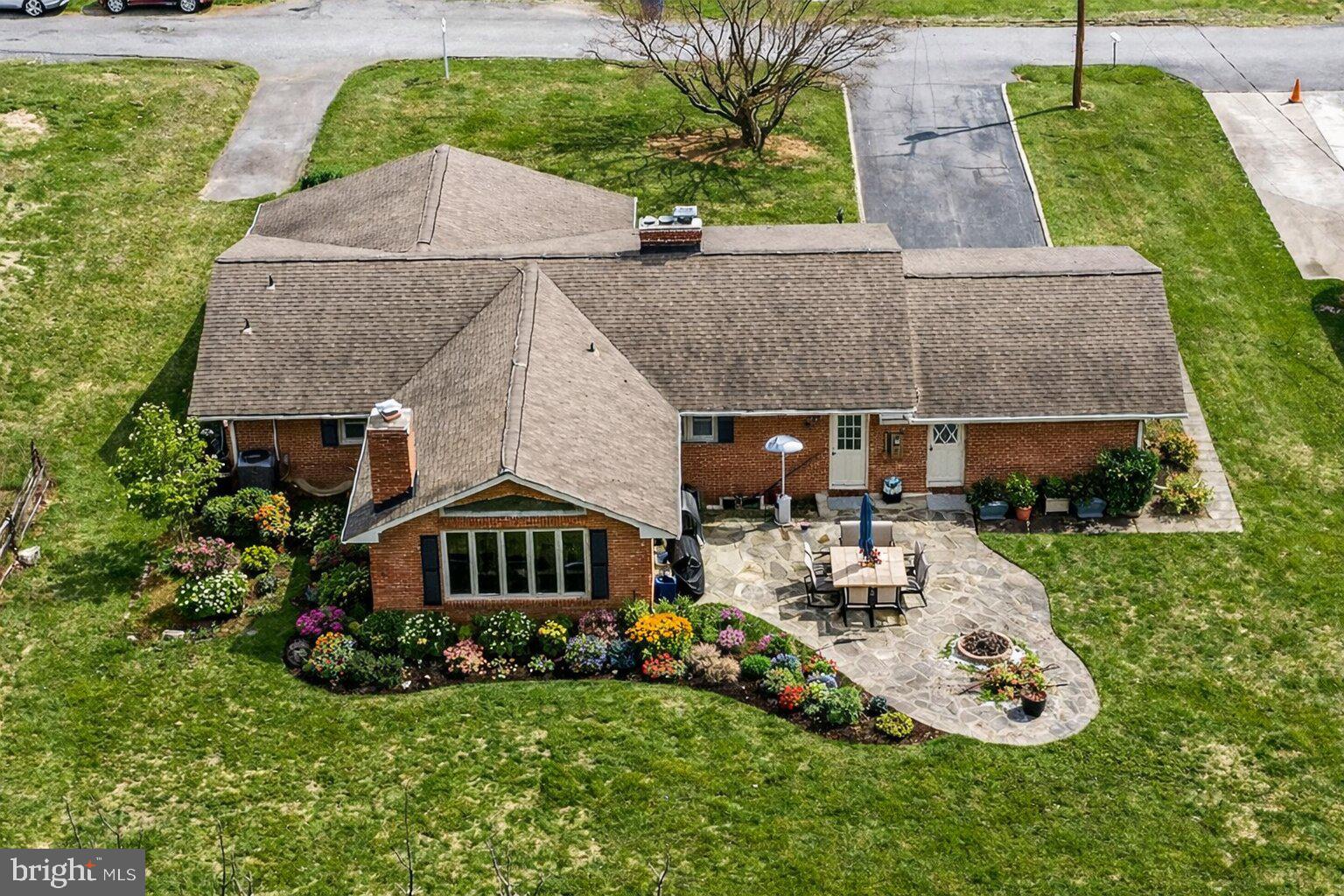 7416 Downhill Run Frederick, MD 21702 - Photo 68 of 74 an aerial view of a house with garden