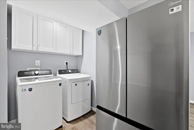 a view of a indoor basketball court