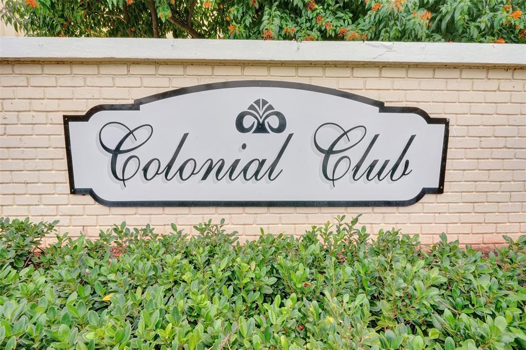 32 Colonial Club Drive, Unit 202 Boynton Beach, FL 33435 - Photo 31 of 38 a close up of a street sign