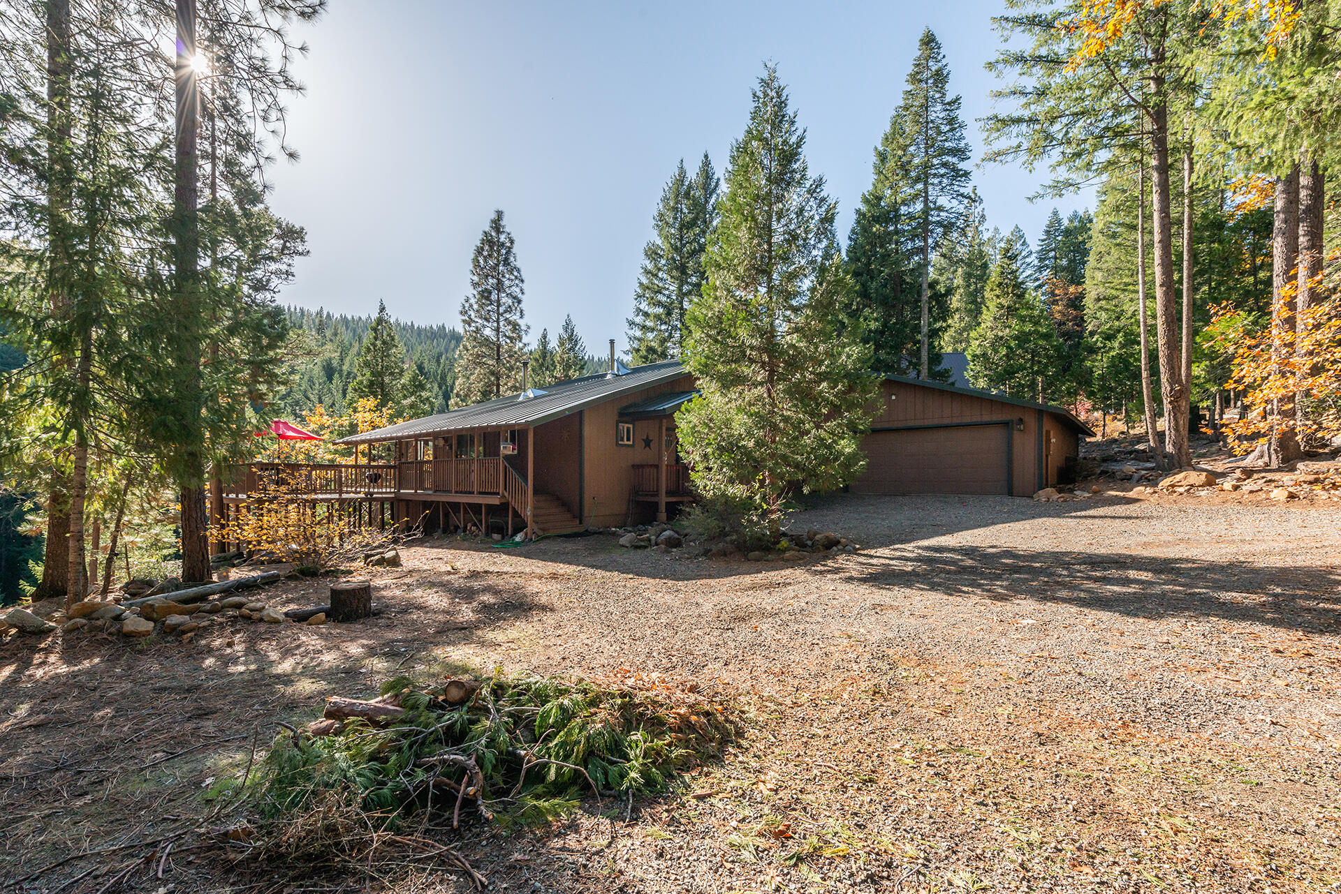 851 Mountain Aire Road Trinity Center, CA 96091 - Photo 54 of 54 a view of a house with a yard