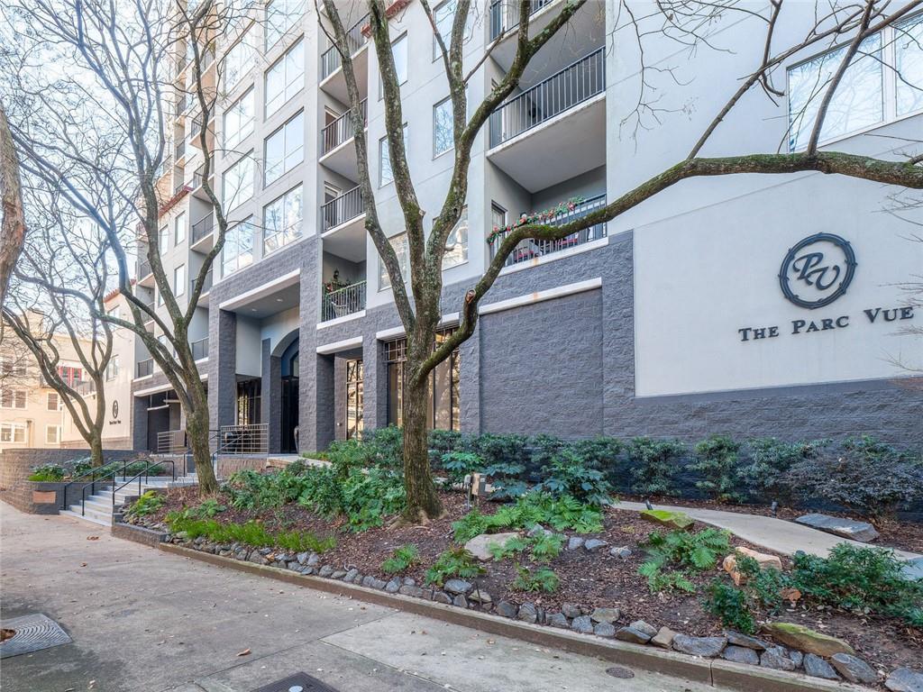 275 13th Street Northeast, Unit 1106 Atlanta, GA 30309 - Photo 22 of 22 a view of a street with a building in the background