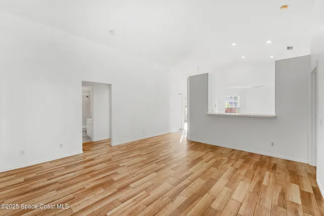 a view of an empty room