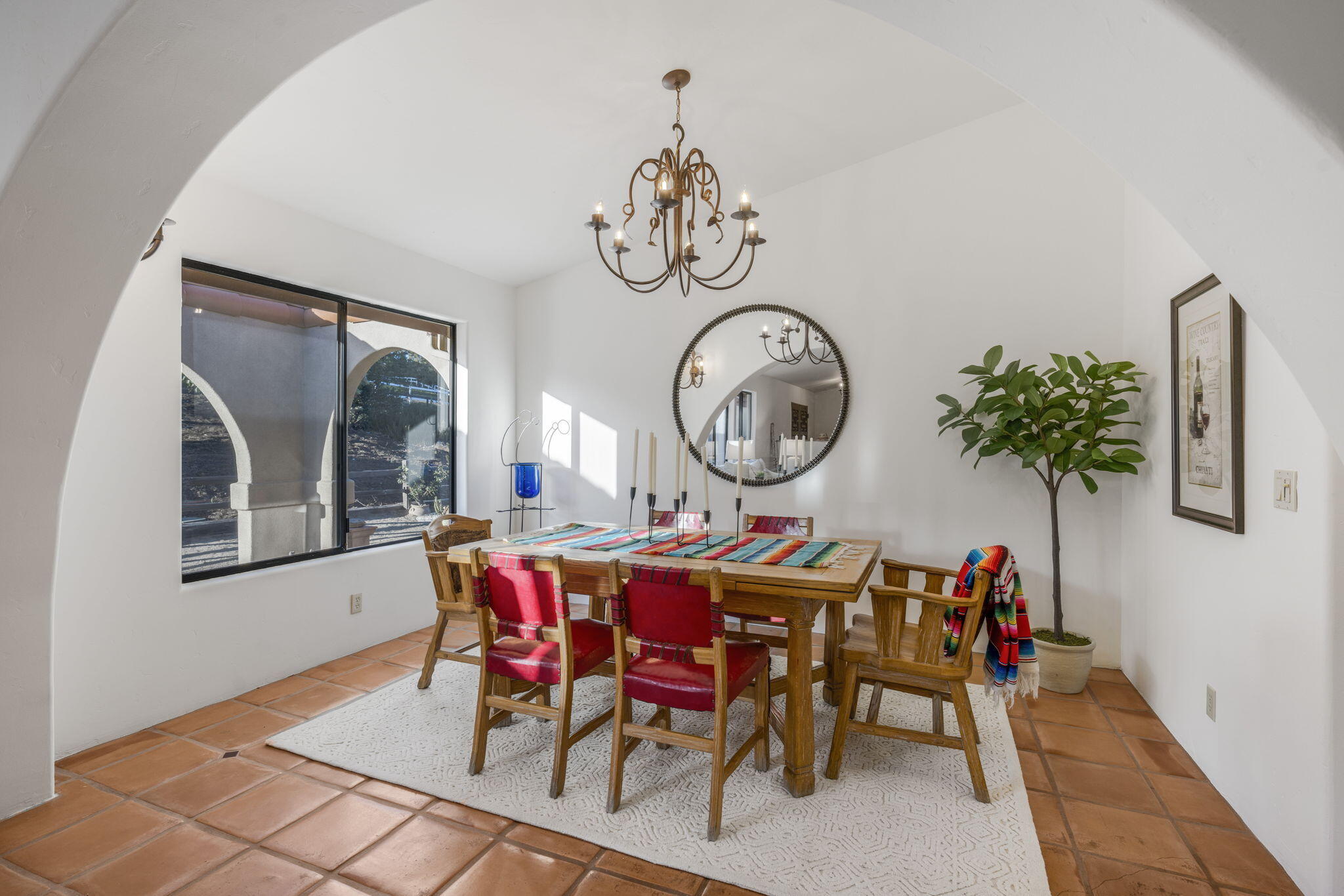 80 Bobcat Springs Road Buellton, CA 93427 - Photo 11 of 72 a view of a dining room with furniture window and flowerpot