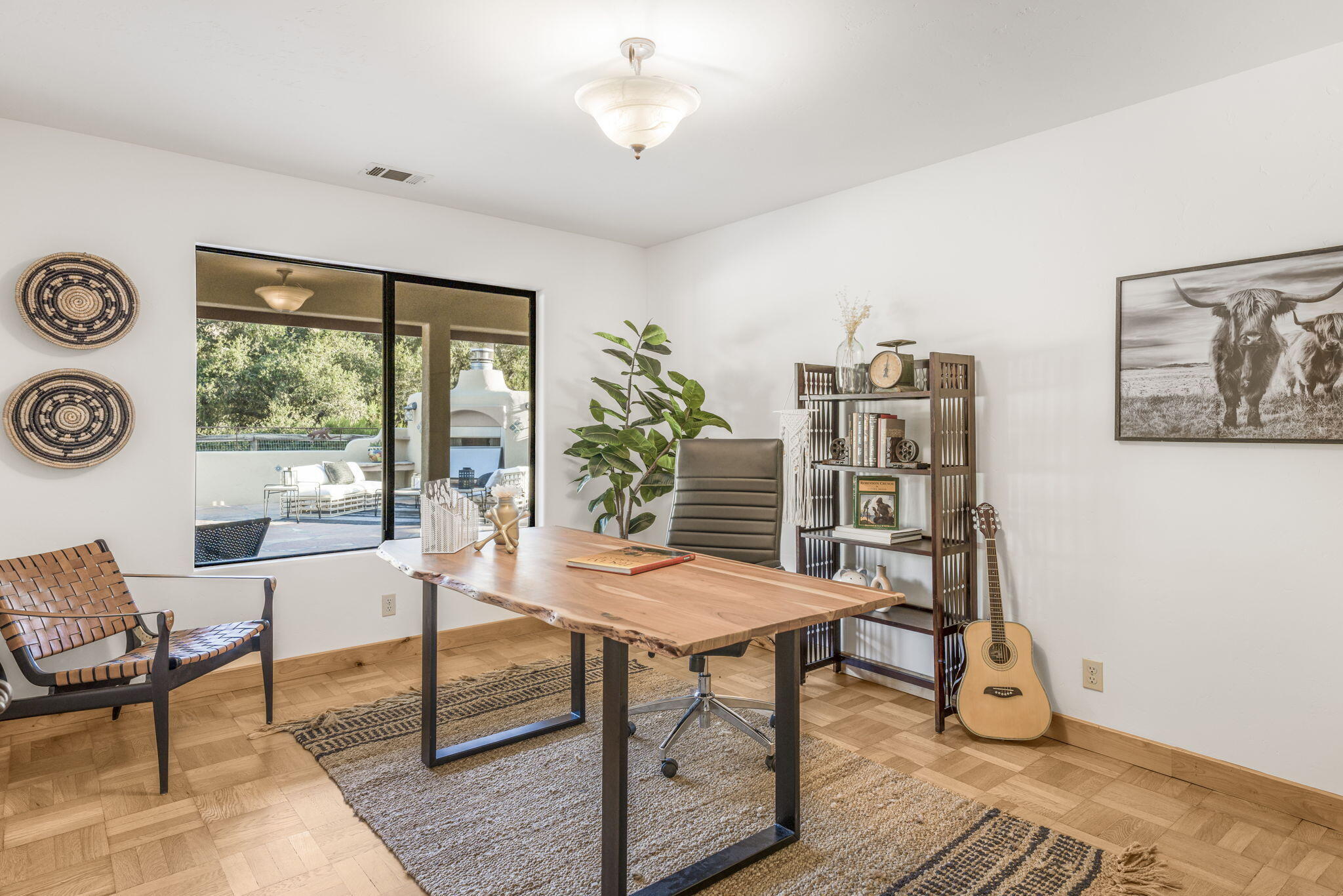 80 Bobcat Springs Road Buellton, CA 93427 - Photo 22 of 72 a living room with furniture a window and a potted plant