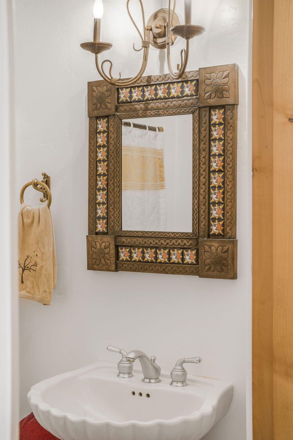 80 Bobcat Springs Road Buellton, CA 93427 - Photo 42 of 72 a bathroom with a sink and a mirror