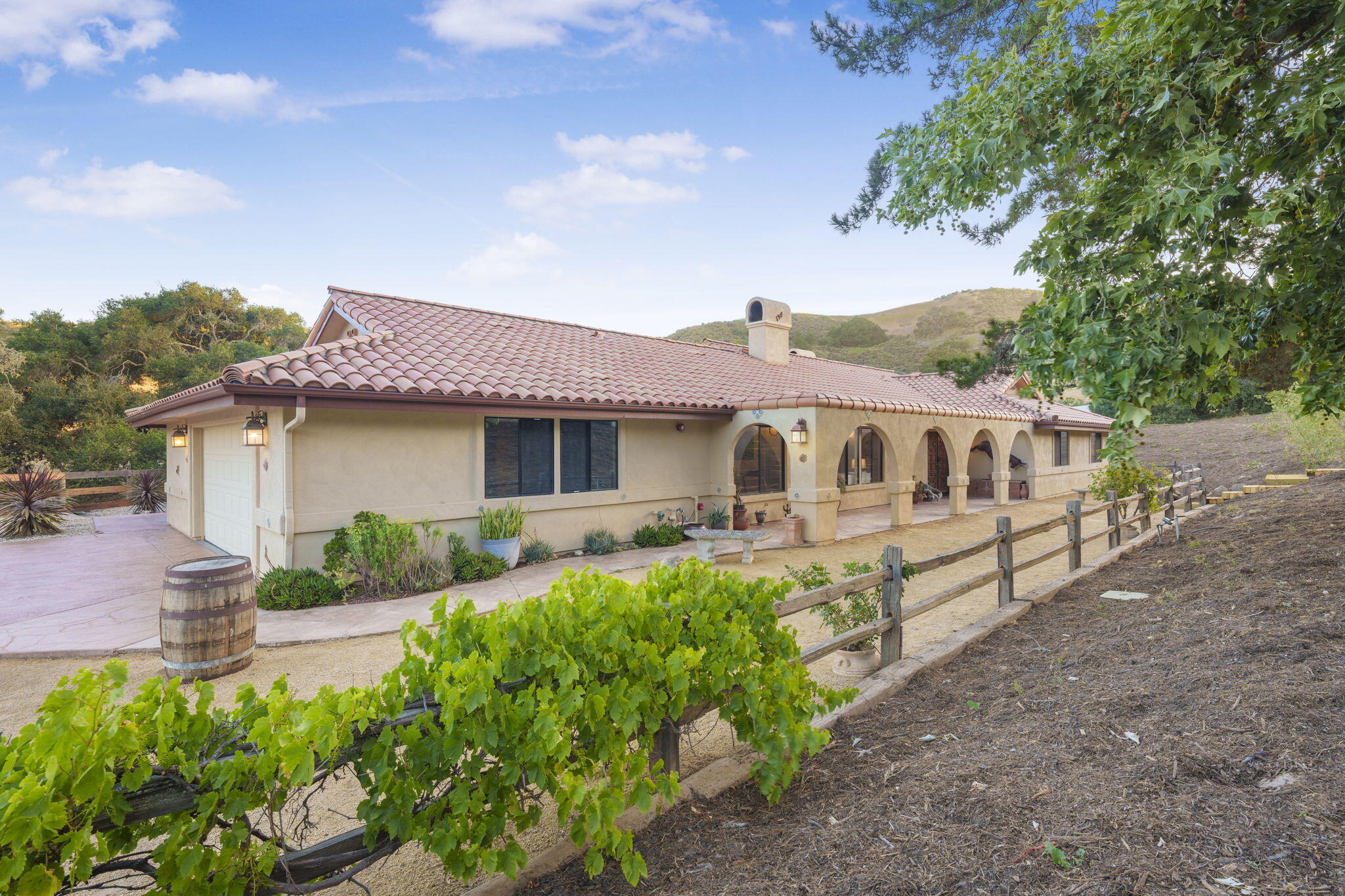80 Bobcat Springs Road Buellton, CA 93427 - Photo 45 of 72 a front view of a house with garden
