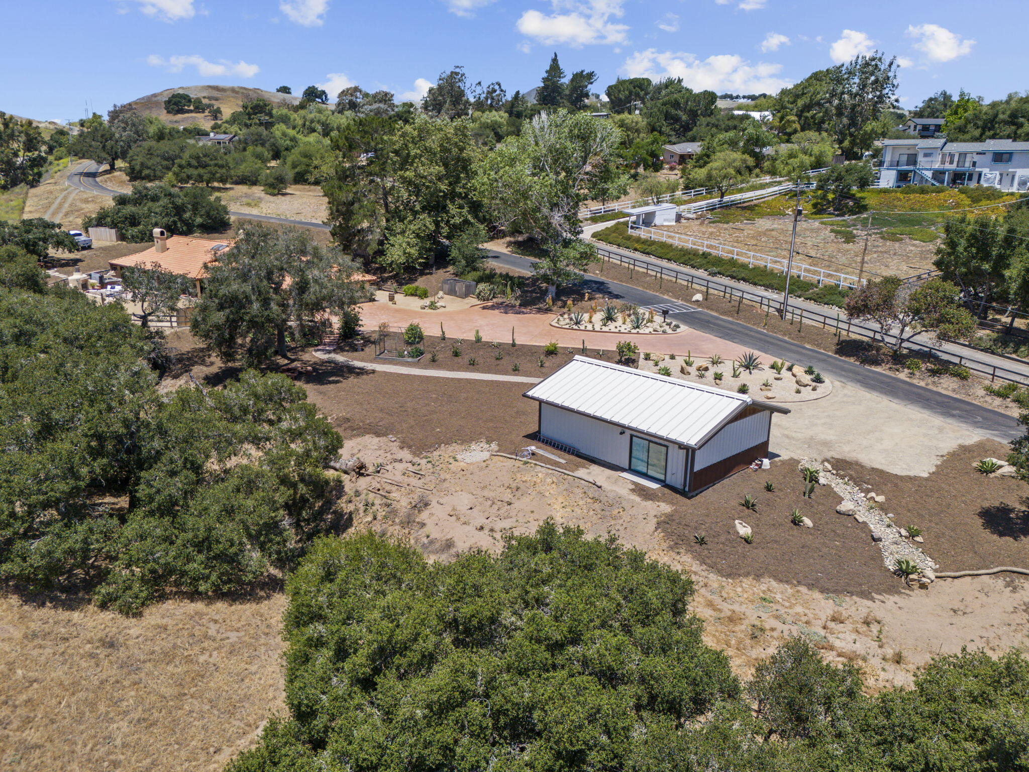 80 Bobcat Springs Road Buellton, CA 93427 - Photo 51 of 72 an aerial view of a house with a yard and lake view