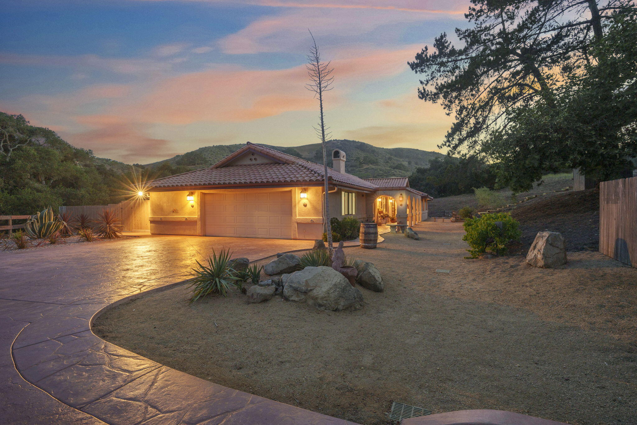 80 Bobcat Springs Road Buellton, CA 93427 - Photo 55 of 72 a backyard of a house with table and chairs