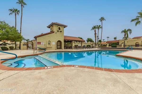 a view of a house with sitting area