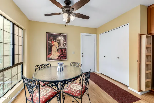 a utility room with closet dryer and washer
