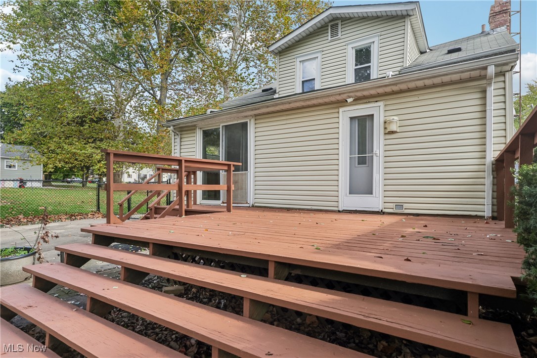 1674 Betz Road Akron, OH 44306 - Photo 5 of 29 View of wooden deck