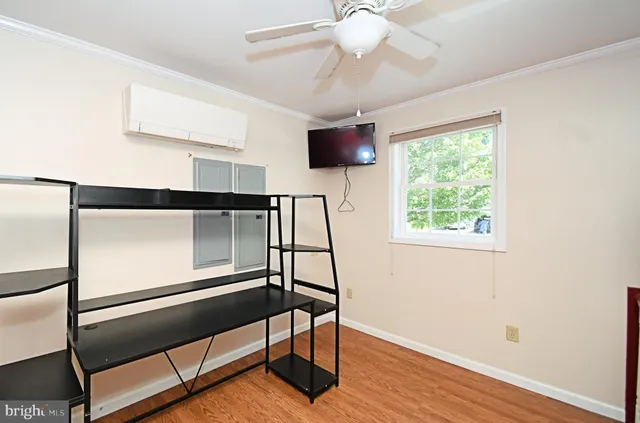 a kitchen with counter top space
