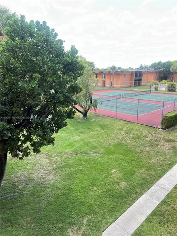a view of an outdoor space and a yard