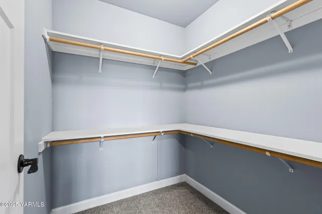 a close up view of racks on the wall