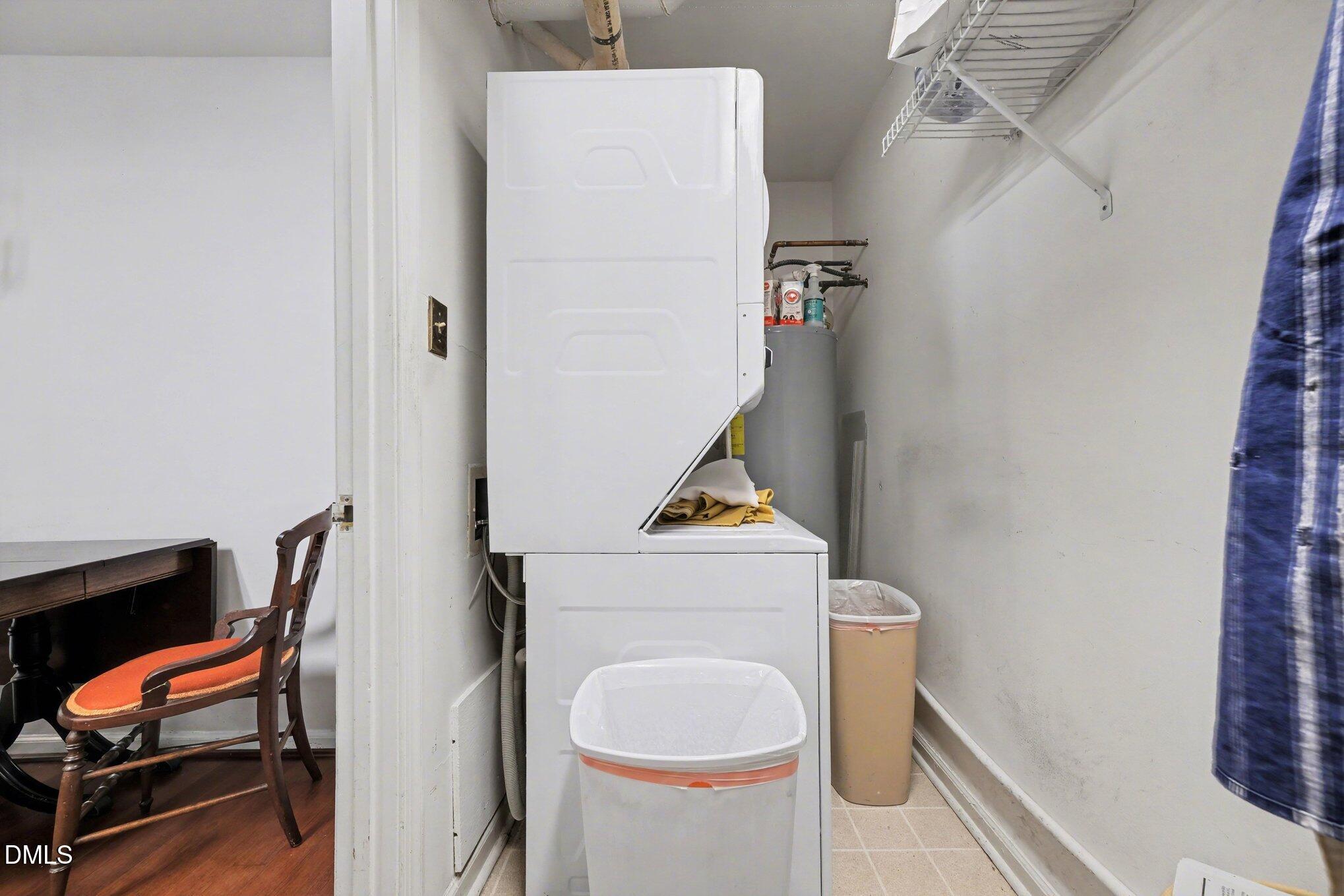 1911 Front Street, Unit 3B Durham, NC 27705 - Photo 26 of 33 a utility room with dryer and washer