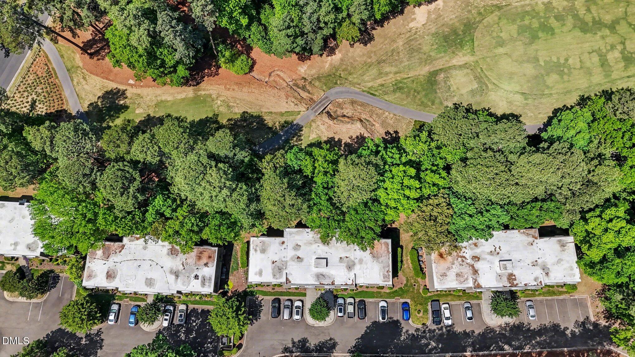 1911 Front Street, Unit 3B Durham, NC 27705 - Photo 32 of 33 an aerial view of a houses with backyard