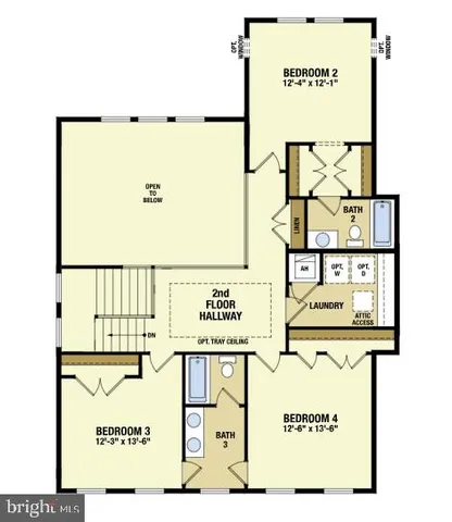 a spacious bathroom with a double vanity sink a mirror and a bathtub