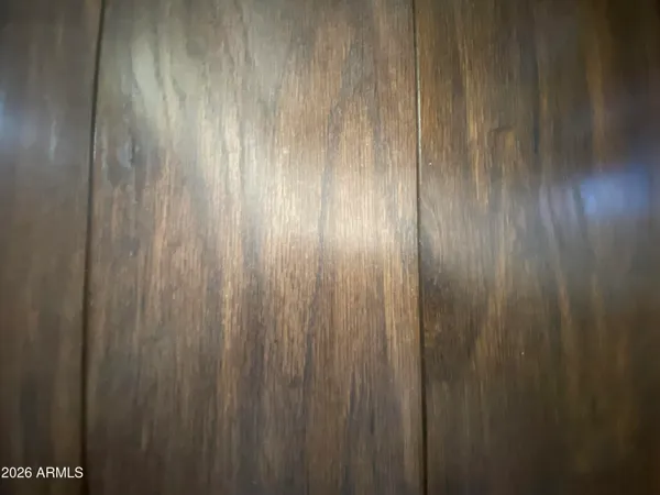 a view of a wooden door