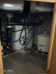 a view of storage and utility room