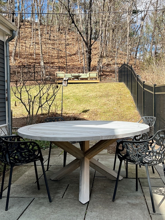 601 Lexington Road Concord, MA 01742 - Photo 16 of 16 a view of a chairs and table on the patio