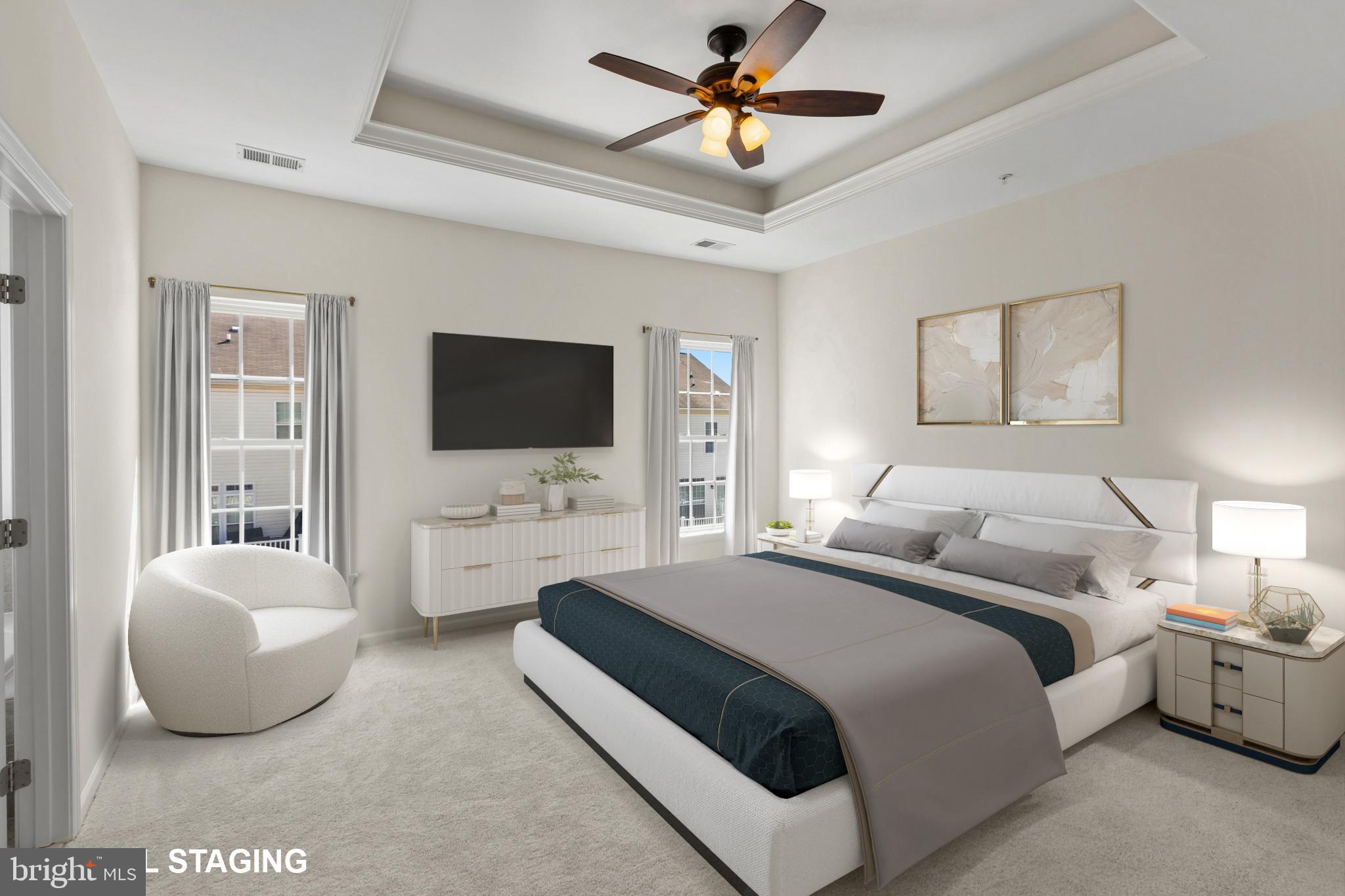 1729 Theale Way Hanover, MD 21076 - Photo 25 of 56 Primary Bedroom Virtually Staged