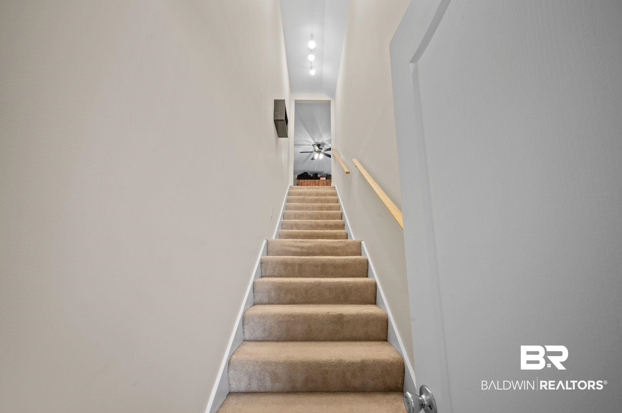 48513 Phillipsville Road Bay Minette, AL 36507 - Photo 17 of 50 Stairs featuring carpet and baseboards