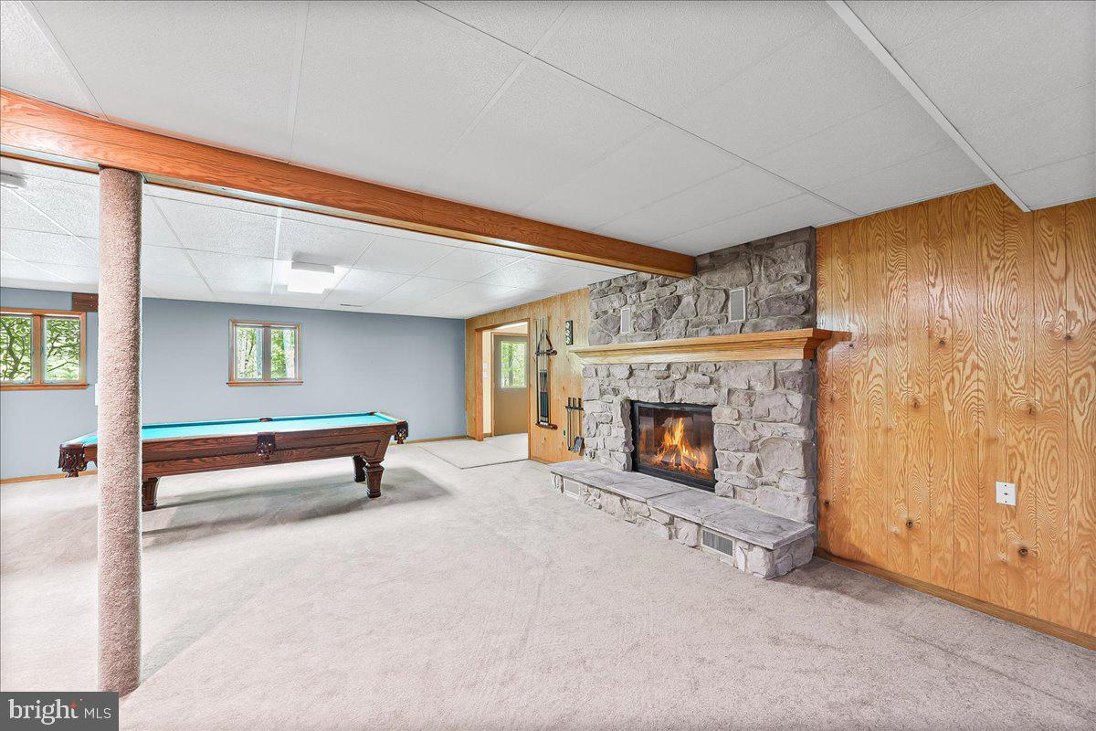 322 Buttonwood Road Landenberg, PA 19350 - Photo 35 of 60 Cozy basement retreat with fireplace.